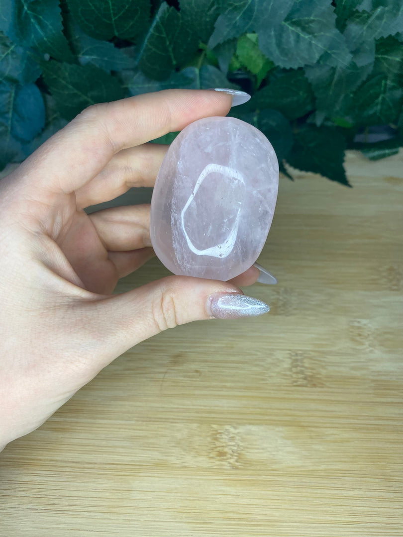 Rose Quartz Palm Stones