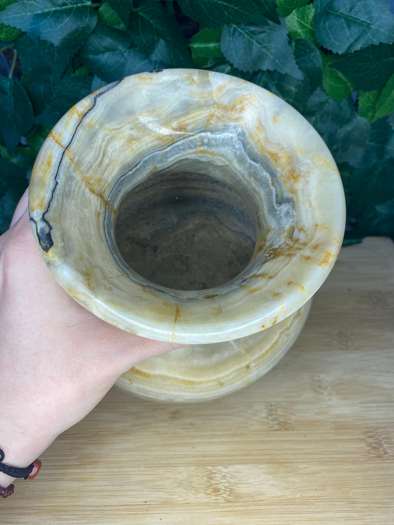 Handmade Onyx Vase