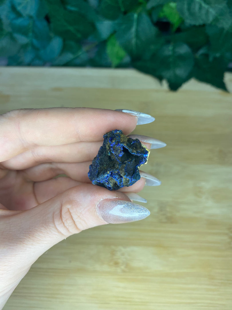 Azurite avec spécimens de malachite