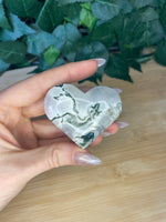 Load image into Gallery viewer, Moss Agate Small Hearts
