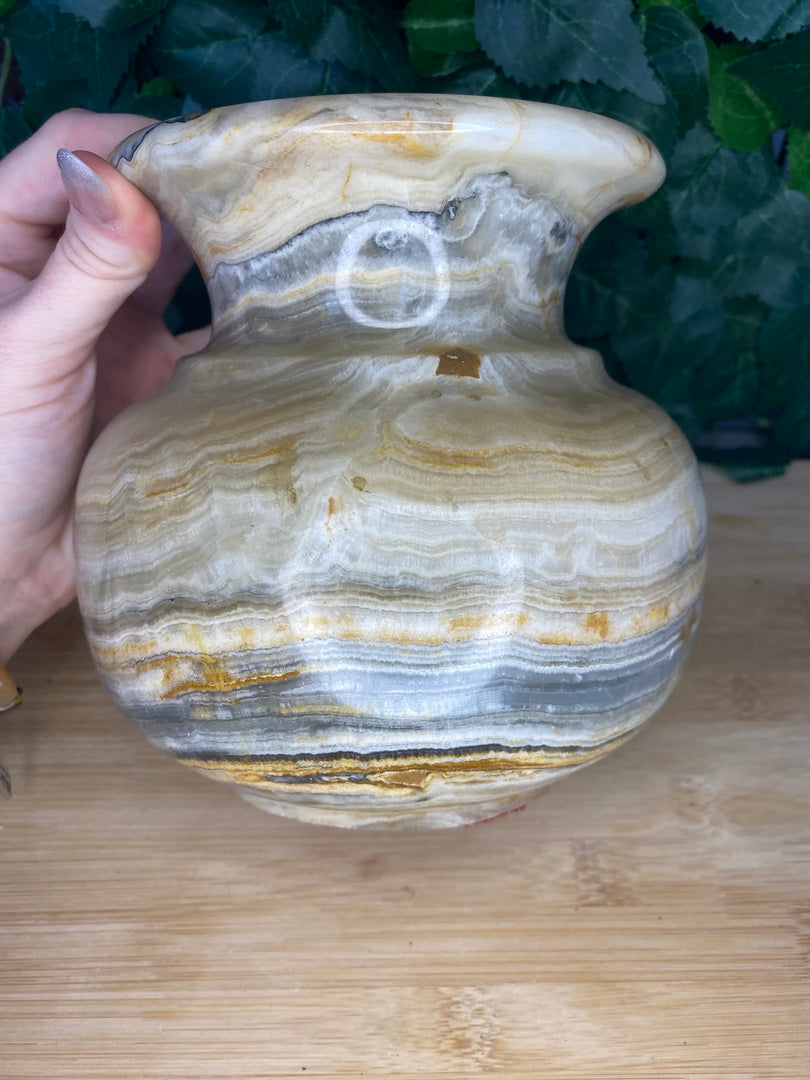 Vase Onyx fait à la main