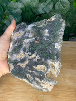 Load image into Gallery viewer, Moss Agate Slice Slab
