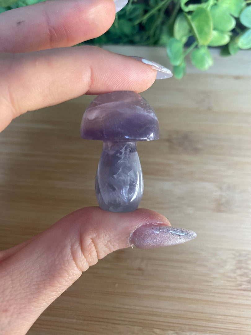 Fluorite Mushroom