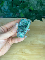 Load image into Gallery viewer, Malachite Chrysocolla Druzy Specimen
