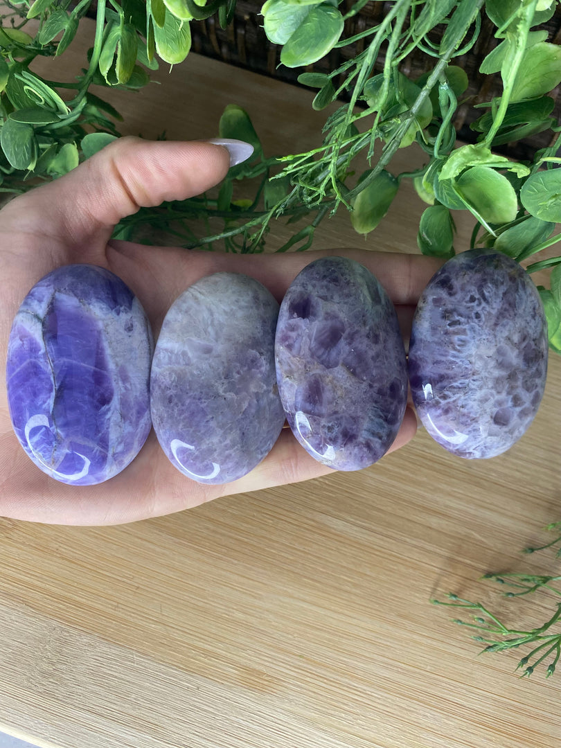 Amethyst Palm Stones