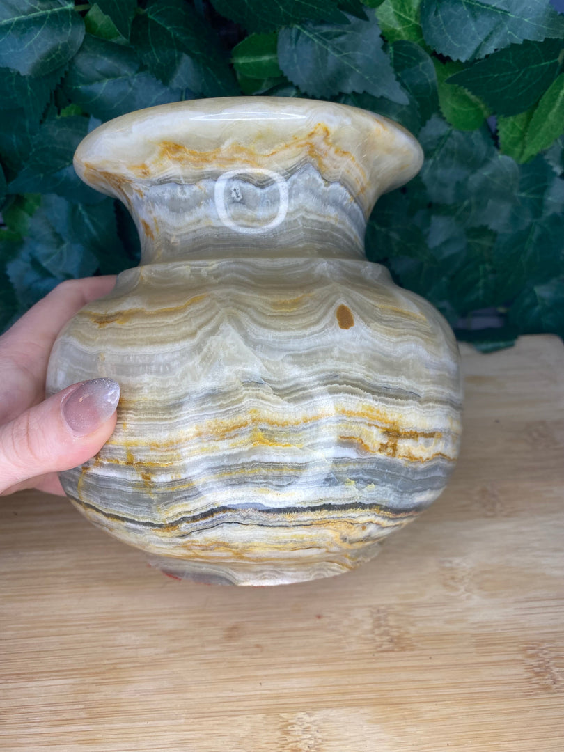 Vase Onyx fait à la main