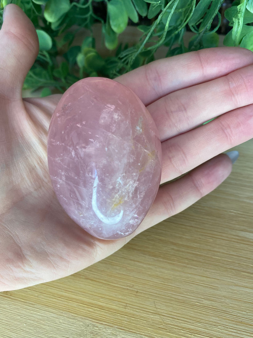 Rose Quartz Palm Stones