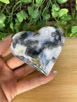 Load image into Gallery viewer, Moss Agate Double Heart
