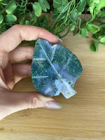 Load image into Gallery viewer, Moss Agate Leaf
