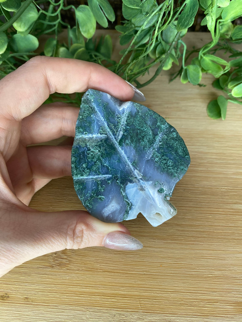 Moss Agate Leaf