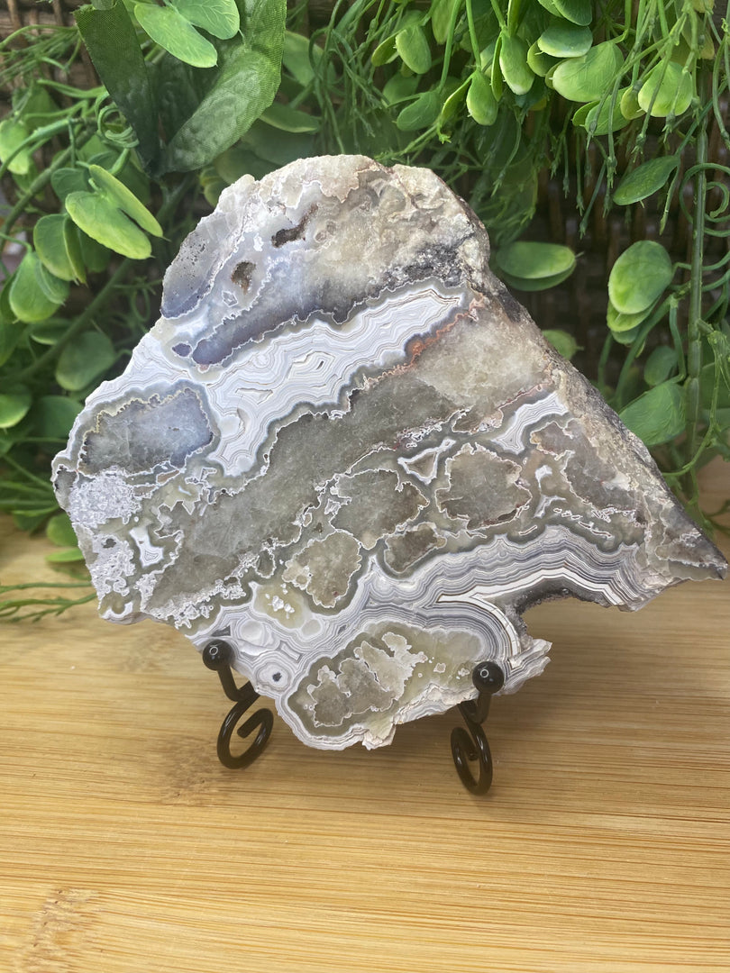 Crazy Lace Agate Slice Slab