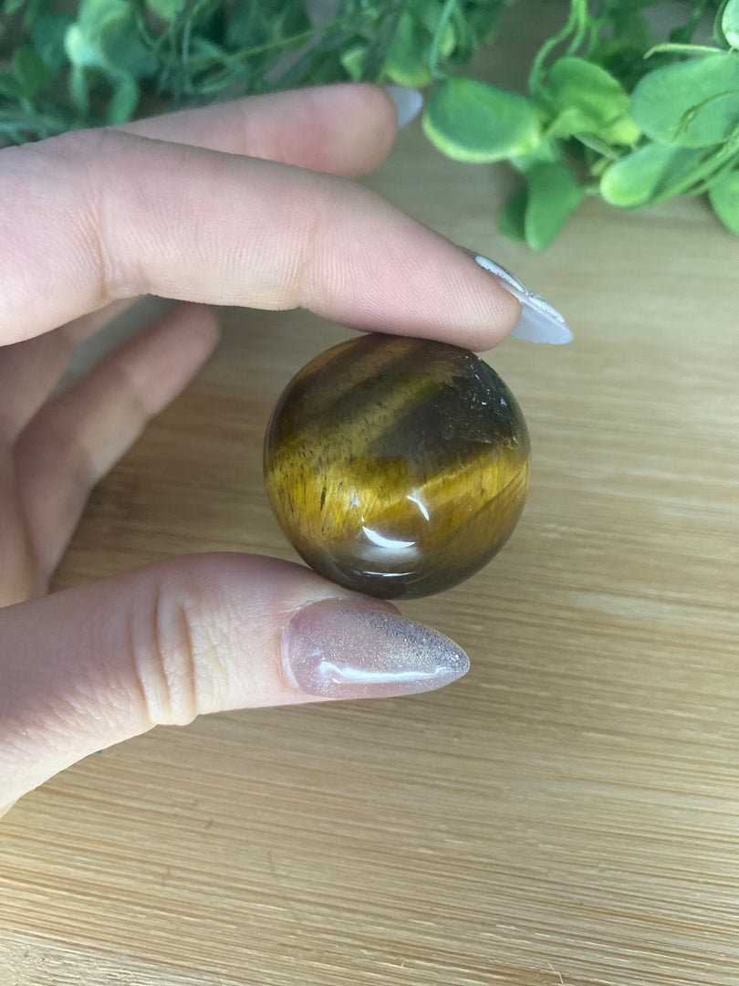 Red/Yellow Tiger's Eye Spheres