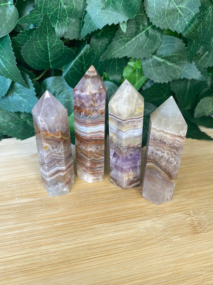 Amethyst Crazy Lace Towers