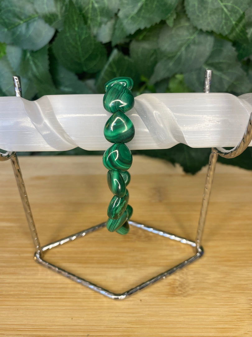 Bracelets coeur malachite