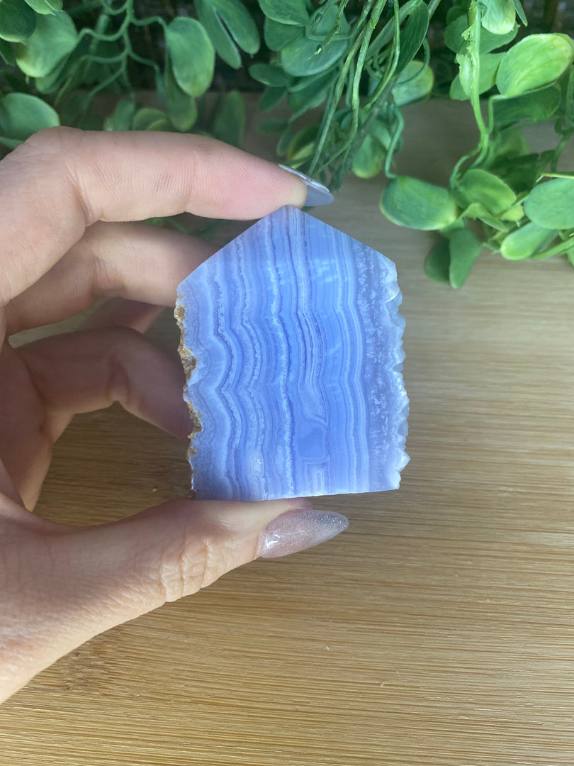 Blue Lace Agate Towers