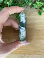 Load image into Gallery viewer, Moss Agate Towers
