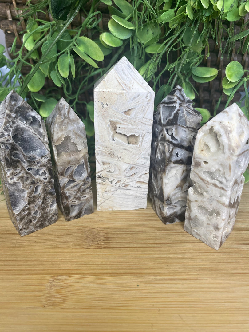 Sphalerite Druzy Towers