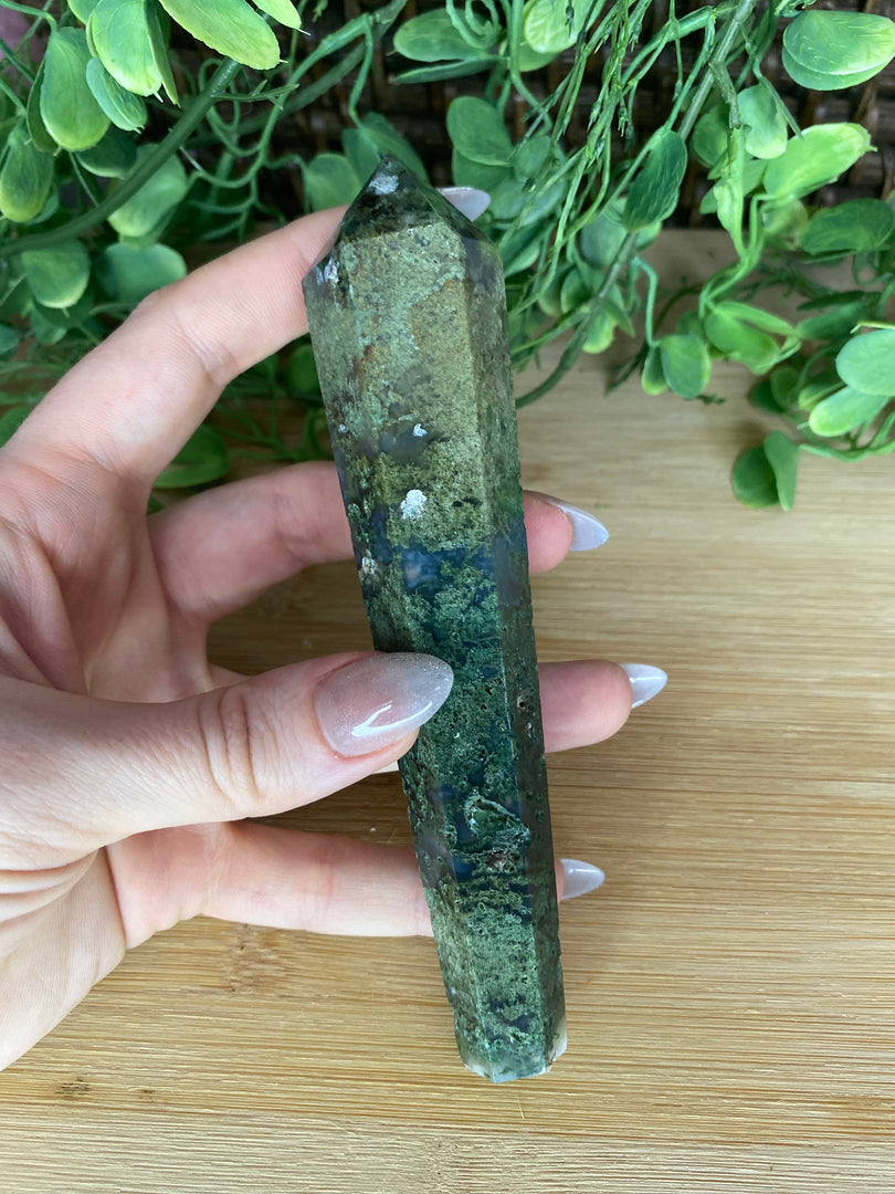 Moss Agate Wands