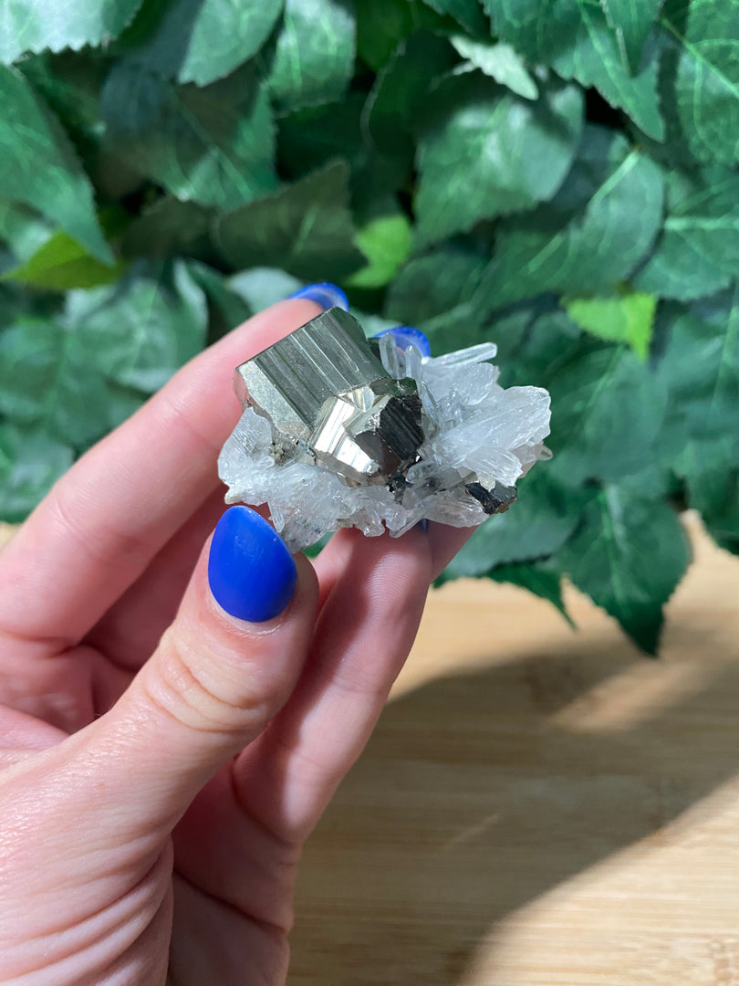 Amas de quartz avec pyrite