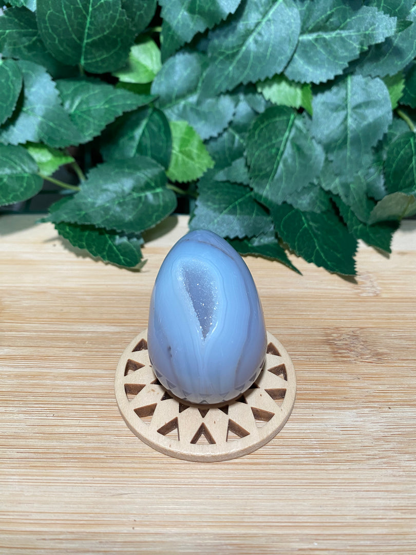 * Agate Druzy Egg