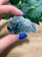 Load image into Gallery viewer, * Moss Agate Cloud Carving
