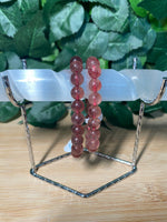 Load image into Gallery viewer, * Strawberry Quartz Bracelets
