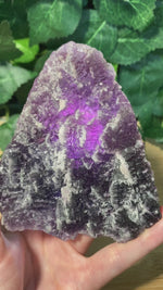 Load and play video in Gallery viewer, * Purple Fluorite Specimen
