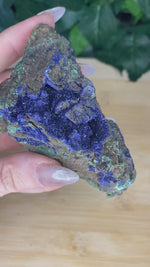 Load and play video in Gallery viewer, Azurite with Malachite Specimens
